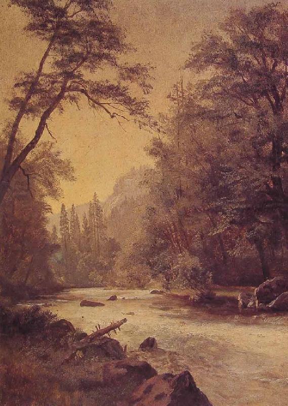 Albert Bierstadt Lower Yosemite Valley oil painting picture